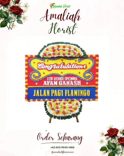 Bunga Papan Congratulation di Manegen